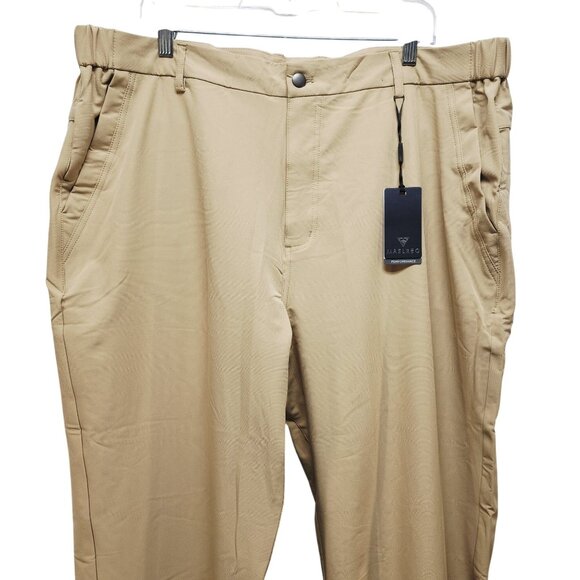 Maelreg Mens Performance Proflex Chino Pants 42x34 Beige - Picture 3 of 10